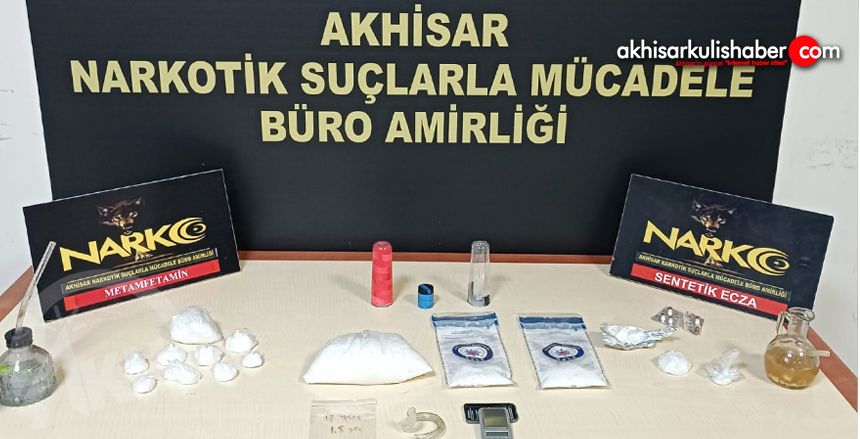 AKHİSAR’DA UYUŞTURUCU OPERASYONU: 4 ŞÜPHELİ TUTUKLANDI